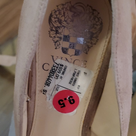 BEAUTIFUL PINK SUEDE Vince Camuto "Nalani" 9.5 - Picture 2 of 10